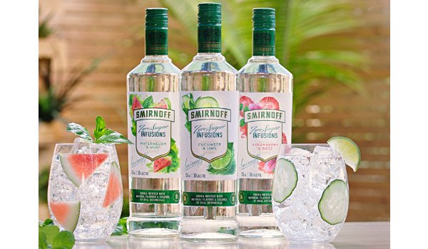 New Smirnoff Zero Sugar Infusion vodka - For the last hurrah of summer. <a href="/smirnoff/">smirnoff</a> #drink #vodka