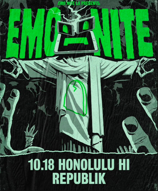 bamparmy's tweet photo. We heard you loud and clear... EMO NITE IS BACK. Tickets are available NOW! 🎫
#Republik #BampProject #hawaii #hilife #hawaiiconcerts #igoahu #music #dance #nightlife #instagood #goodvibes #NoFOMO #emonite https://t.co/zryqb0ky1e