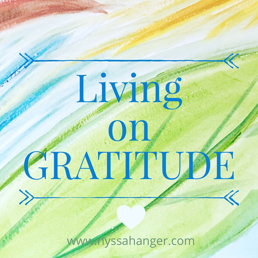 NyssaHanger's tweet photo. You might say I’ve been living on #Gratitude and 101 Days of Gratitude now has a whole new meaning. #101gratitude https://t.co/ymLCjKN1Rw
