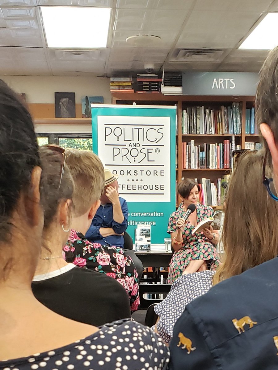 BrookeBingaman's tweet photo. Did a DC thing tonight @PoliticsProse and listened to some readings! #ExploringDC https://t.co/3DFqyV3dVE
