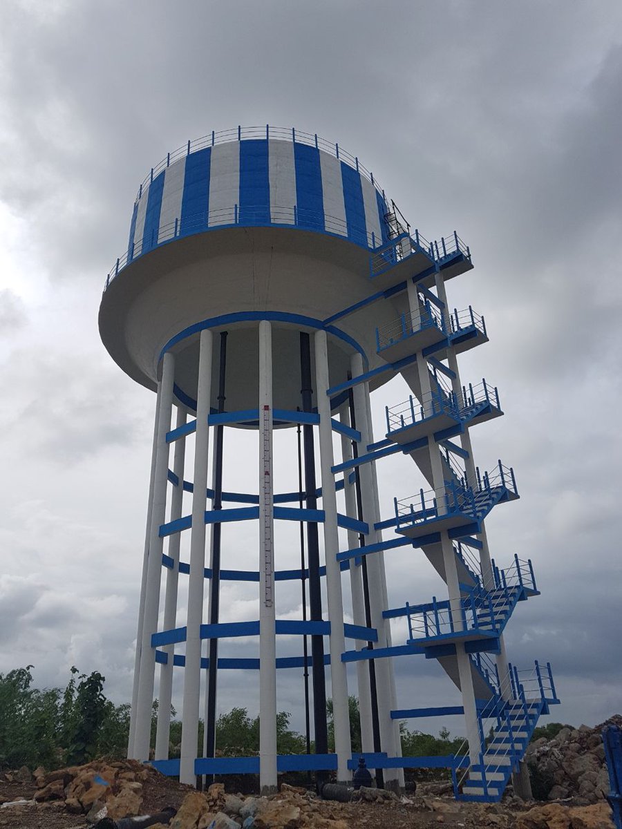 MPAMRUT's tweet photo. #REWA WATER SUPPLY PROJECT -Rewa water supply is  65.25 MLD. However, the water distribution network has been strengthened and augmented for 100% coverage of town under AMRUT Project. Municipal Corporation is supplying water more than @ 135 lpcd on minimum residual head of 7 mtr. https://t.co/KdPL2FIVAd