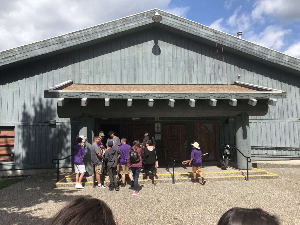 TroyMaracle's tweet photo. What an amazing opportunity for our boys to share time with the Squamish people today. Hospitality, food, sharing of culture and good words. That’s what’s it about. #Relationships #TeamFirstNations #morethanagame https://t.co/RQO8amAXra