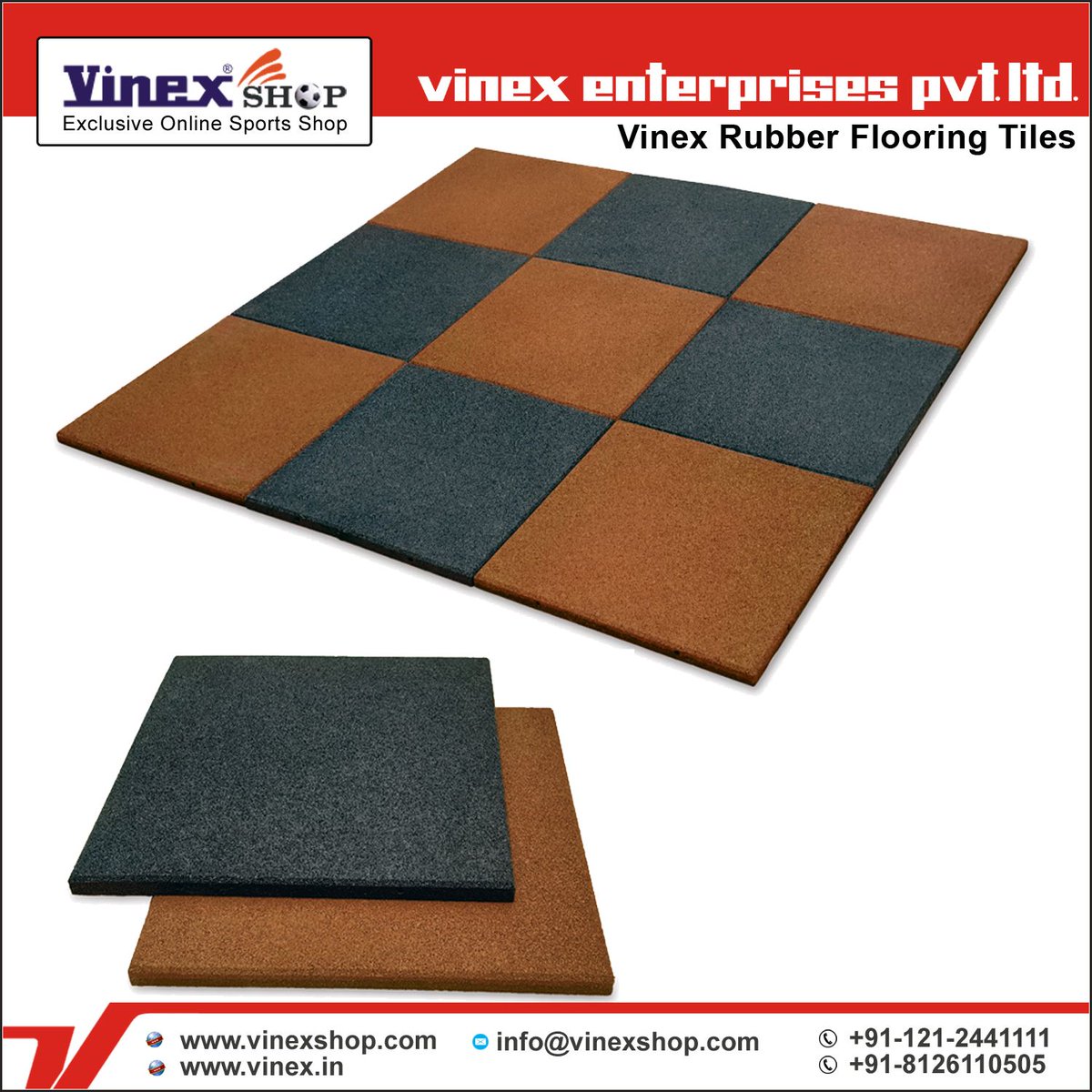 Vinexshop On Twitter Vinex Rubber Flooring Tiles Are Made Of