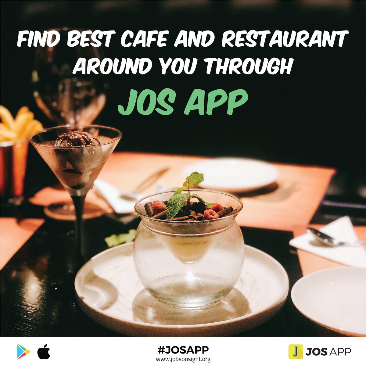 jobsonsight's tweet photo. Find best CAFE and RESTAURANT around you through JOS app
Download #JOS app for best food deals and offers near your location!
Download App- https://t.co/O5ZoeCOfNN
#deals #mobileapp #mobileapplication #nearby #technology #innovation #JOS #JOBSONSIGHT https://t.co/kLkPP2BWRz