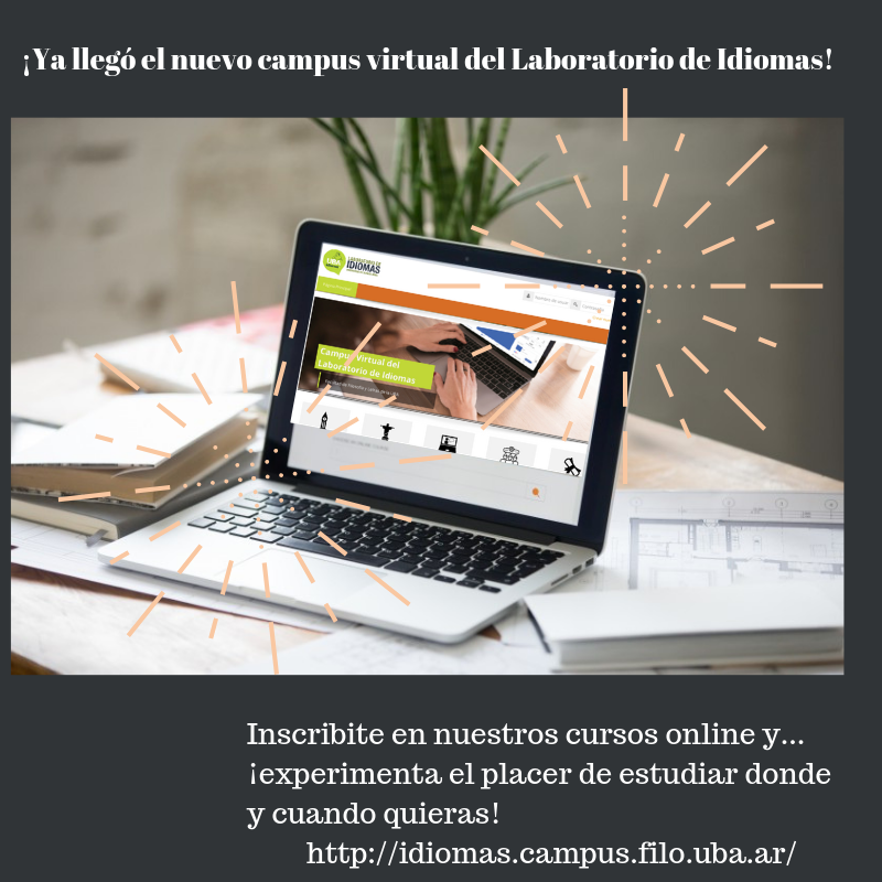 emmastefanetti's tweet photo. Se viene el nuevo campus virtual del Laboratorio de Idiomas. https://t.co/QMyojT8pge