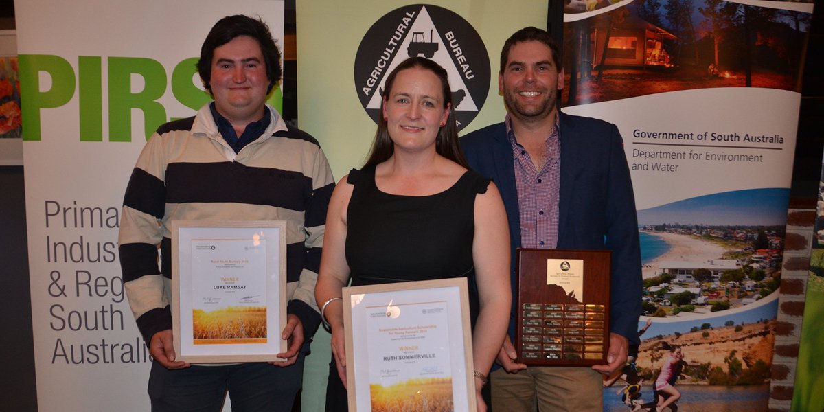 PIRSA is proud to again support the SA Ag Bureau’s Spirit of Excellence Awards ‘Rural Youth Bursary’ &amp; @SAEnvirWater the ‘Sustainable Agriculture Scholarship’ – applications now open > ow.ly/yNXx50uuVsX Photo credit <a href="/stockjournal/">Stock Journal</a>
