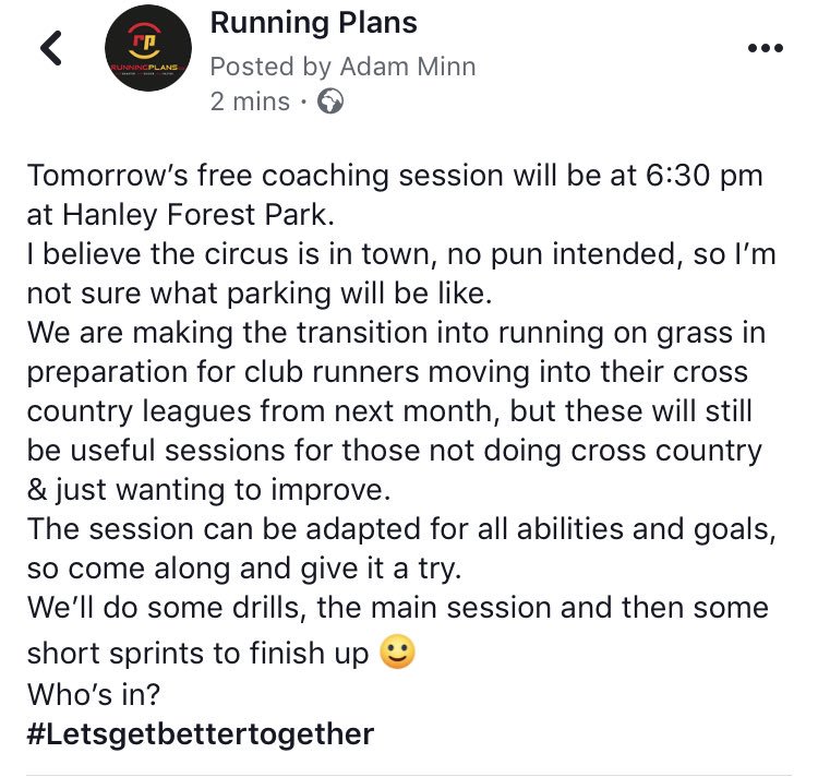 RunPlans's tweet image. Free speed-endurance group coaches session today in Stoke-on-Trent if anybody would like to take part :)
#Letsgetbettertogether