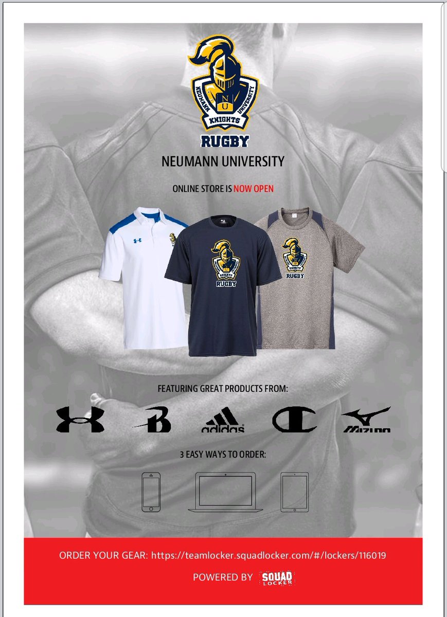 NeumannMRFC's tweet image. The Neumann University Rugby store is open! Get your NU Rugby gear here!teamlocker.squadlocker.com/#/lockers/1190…