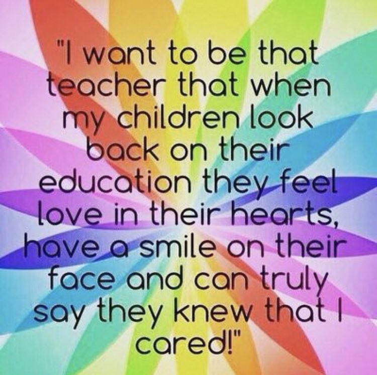 Will your students say?!? 
❤️ My teacher loves me!
💛 My teacher encourages me! 
💙 My teacher wants me to smile! 
💚 My teacher cares! 
💜 My teacher wants me to be the best version of ME! #wonderfulworldofwis #4houses1family #bethewildcard #kidsdeserveit #joyfulleaders