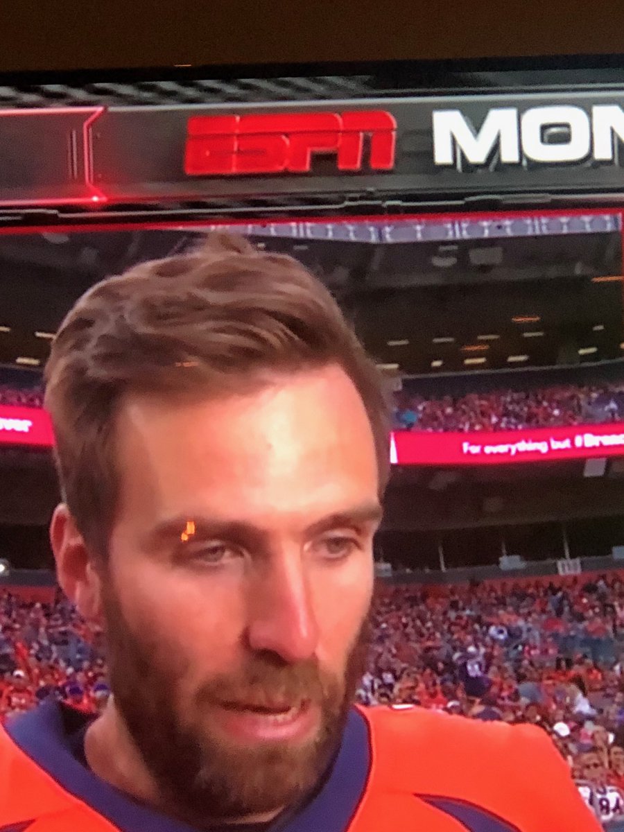 wingoz's tweet image. Joe Flacco’s hair remains elite