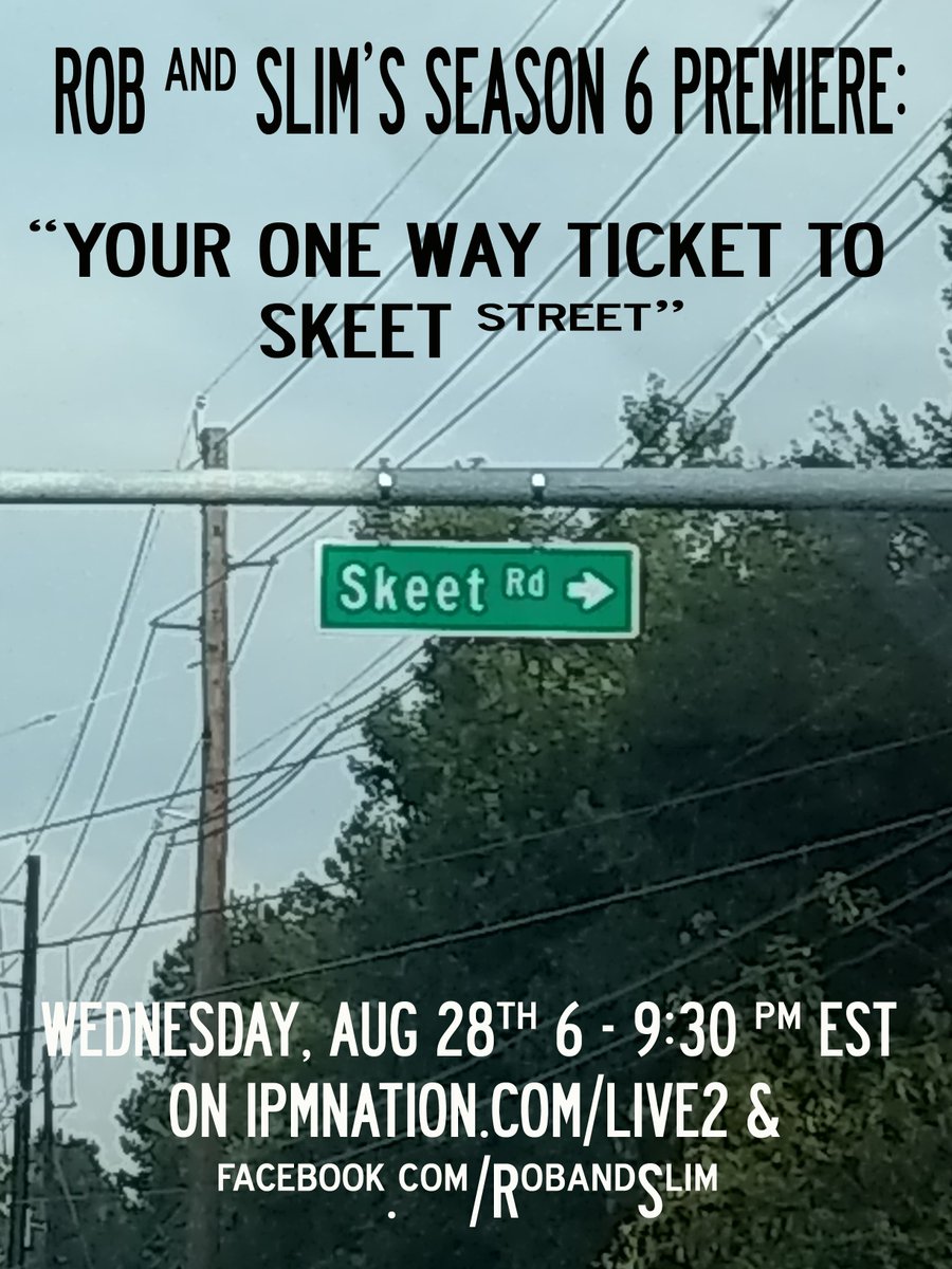 Don't forget, Season 6 starts next Wednesday, August 28th at 6 pm EST on ipmnation.com/live2 &amp; facebook.com/RobandSlim

#PodernFamily #PodGenie #PodcastHQ 

<a href="/FlirtRyderDoll/">🎀RyderDoll🎀</a> @isaacrthorne <a href="/YouWatchIListen/">You Watch, I Listen Podcast</a> @yourmtmojo <a href="/JustConvoPod/">The Just Conversation Podcast</a> <a href="/warbabyyy/">warbabyyy</a> <a href="/BehindTheRant/">David the Producer</a> @spicolitv