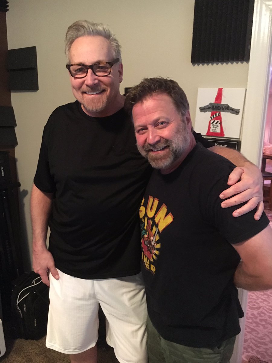 MEnglish1962's tweet photo. Fun day in the Studio with my buddy Michael Sykes! https://t.co/oJ8j7alDkB
