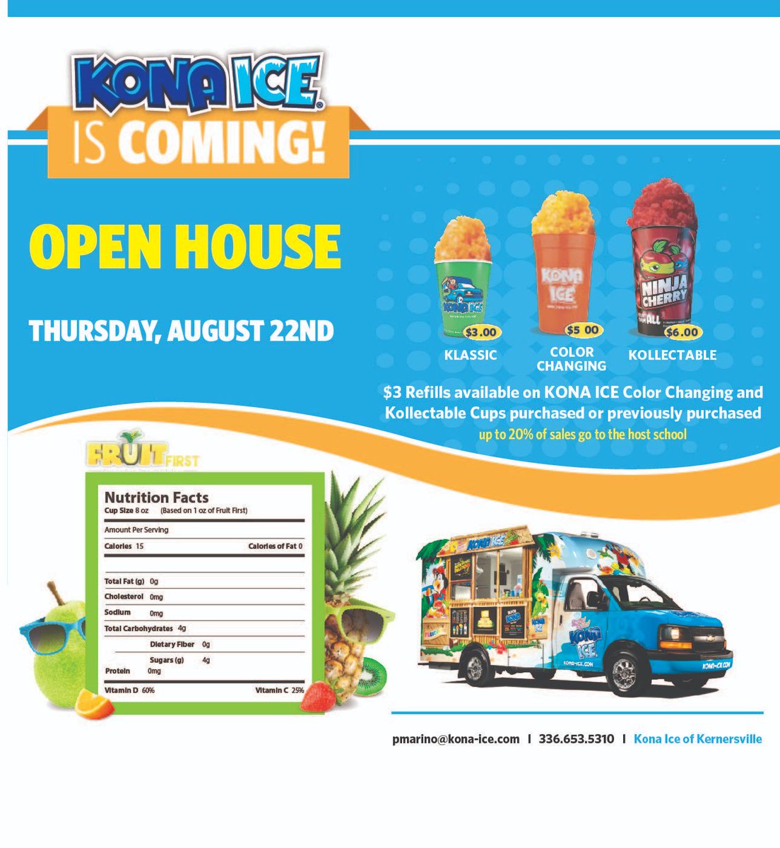 Kona Ice Of Kernersville At Ofkona Twitter