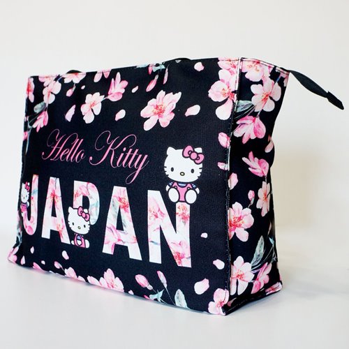 キティちゃん「HELLO KITTY JAPAN <トートバッグ>お土産とファッシ」|ご当地キティのイラスト
