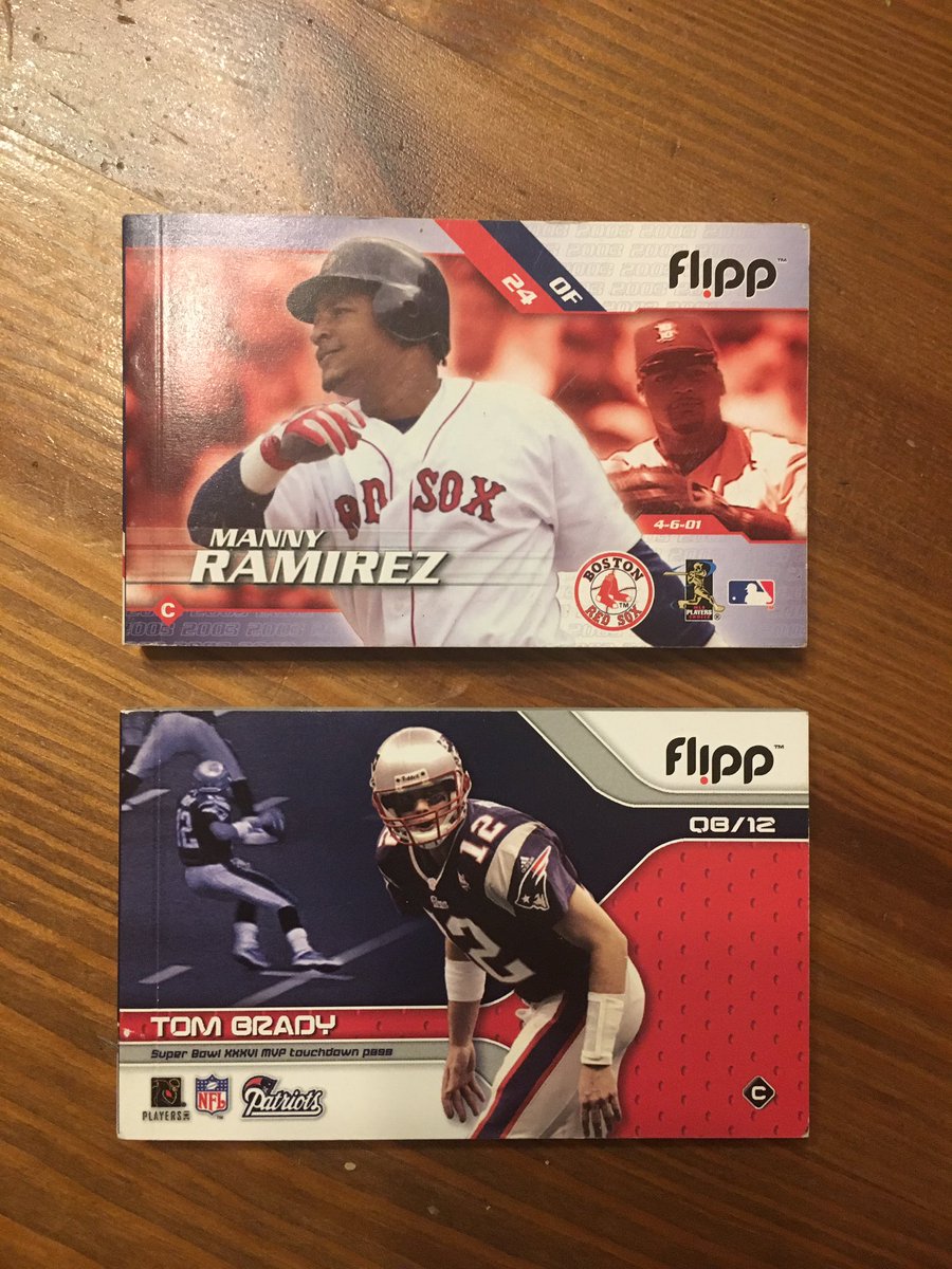 JoeGiza's tweet photo. Manny Ramirez and @TomBrady flip books https://t.co/PzjgV2Dnoz