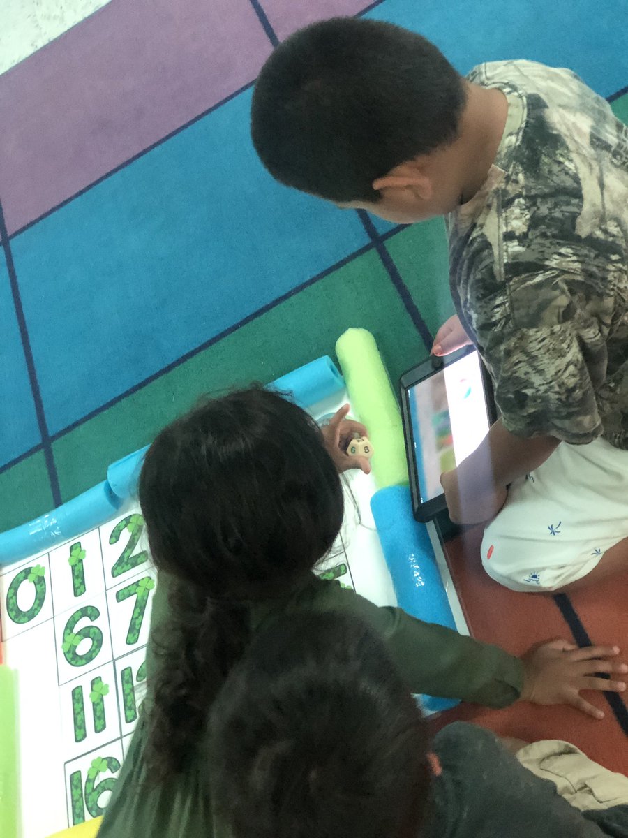 We used our <a href="/Sphero/">Sphero</a> Bolt today during math! #bolt #math #kinderlife <a href="/LamarElementary/">Lamar Elementary</a>