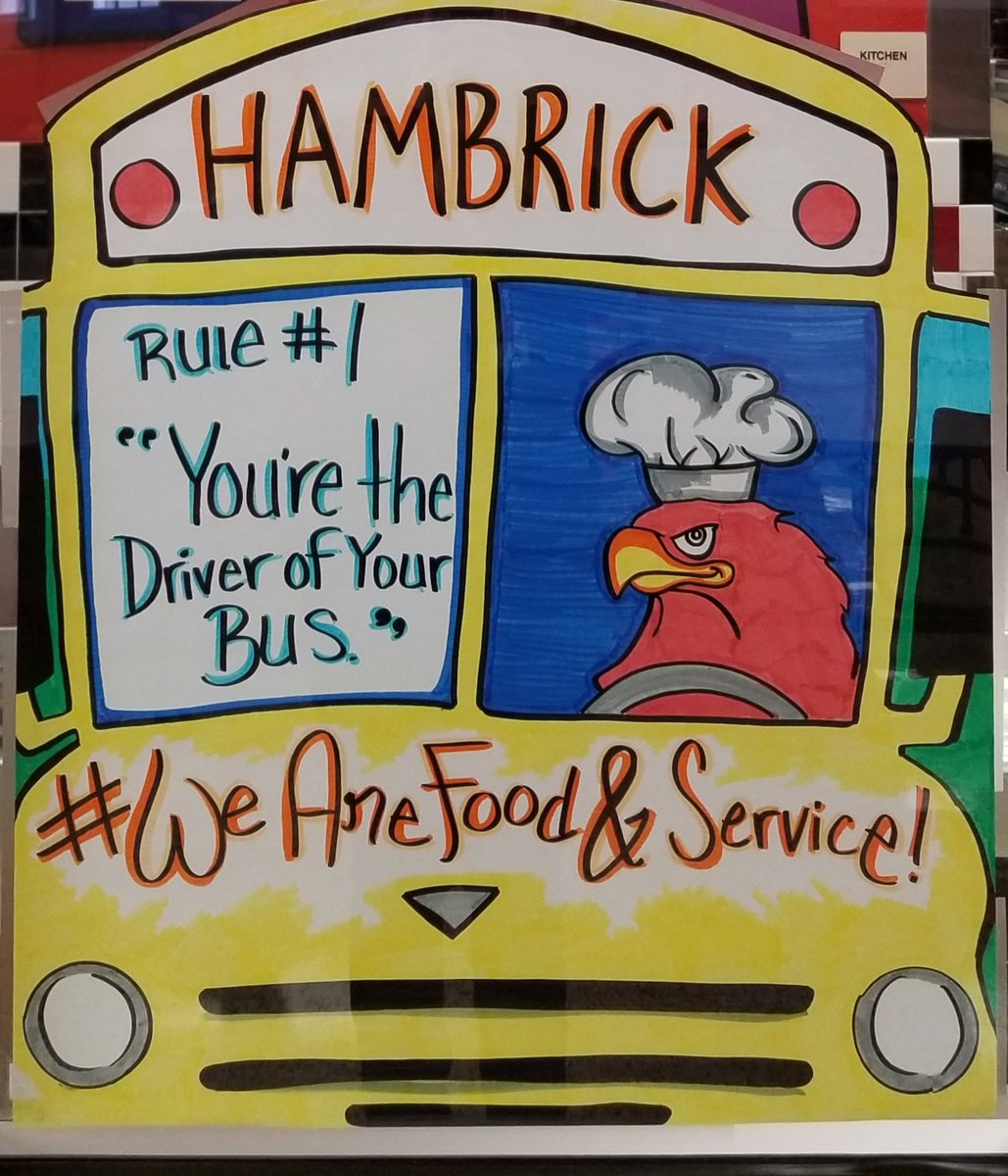 CrystalgBeers's tweet photo. #WeAreFoodandService #hambrickcafe
Get on Hambrick Cafe Energy Bus!2019-2020 School Year! https://t.co/Lt6VXcibbD