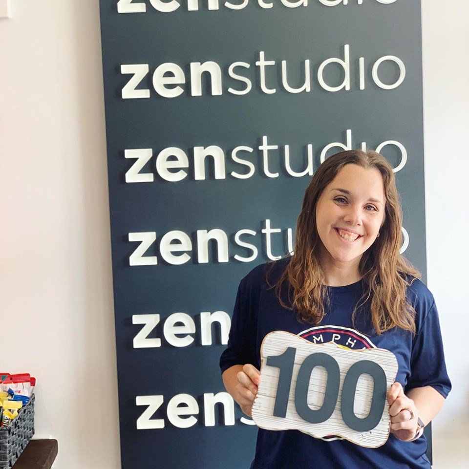 Michelle_Radio's tweet photo. So this happened! π― classes! I made a promise to myself a few months ago to commit to focusing on ME and putting myself FIRST. It's a journey, but I love being back on the right path! I'm stickin to it! Here's to the next goal... 250! #ZenSquad #100Club https://t.co/nkfUrttW42