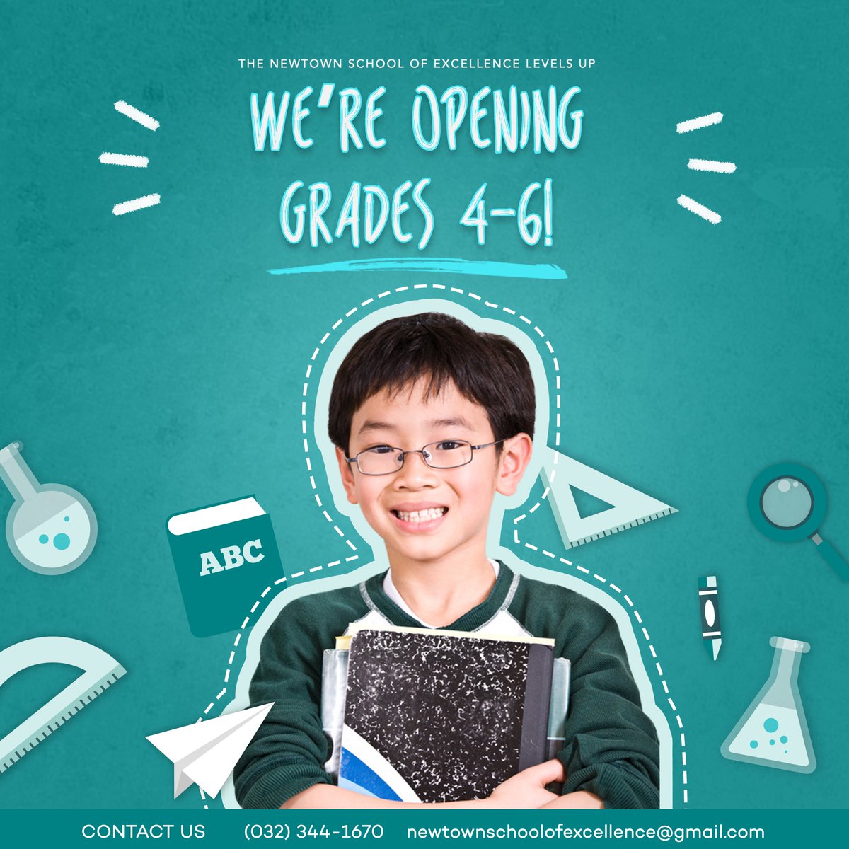 MegaworldTMN's tweet photo. The Newtown School of Excellence, the only La-Sallian supervised school in Mactan, will be opening Grades 4, 5, and 6 for the Academic Year 2020 - 2021. 

Visit The Newtown School of Excellence at The Mactan Newtown for more details. https://t.co/3Qy1D9YfDH