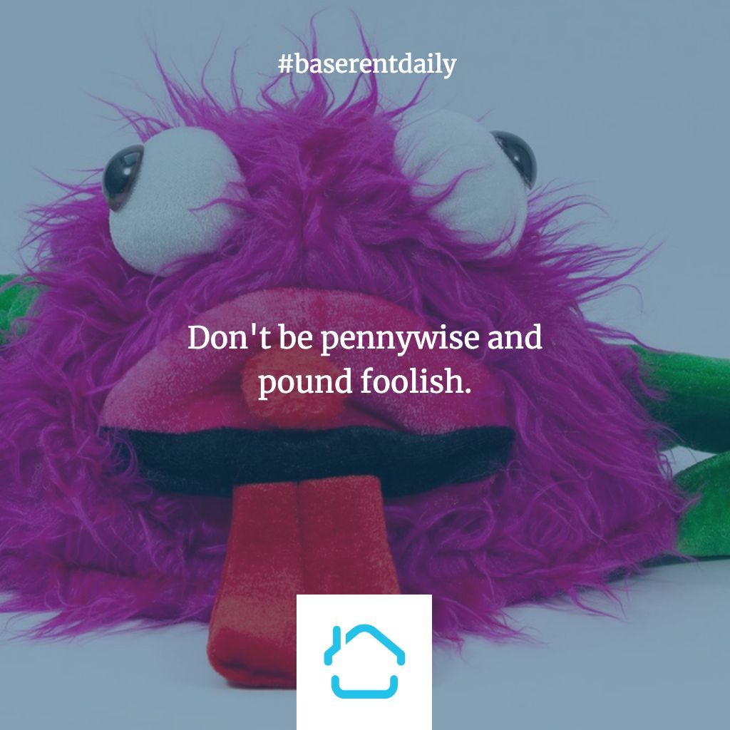 You could find yourself with no pounds and few pennies. #baserentdaily #landlordtips