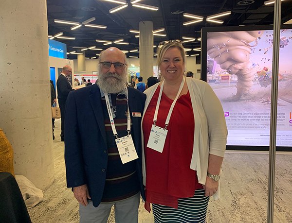 CSIROPublishing's tweet photo. We're at #ESASRBAOTA2019 in Sydney have a great time with #RepFertilityDev Editor-in-Chief Graeme Martin and the @ReproductionSRB crew! If you're here too, pop by the SRB stand to find out more about the journal and speak to Journal Publisher @jennyfoster1968. https://t.co/vdX6aNZI5O