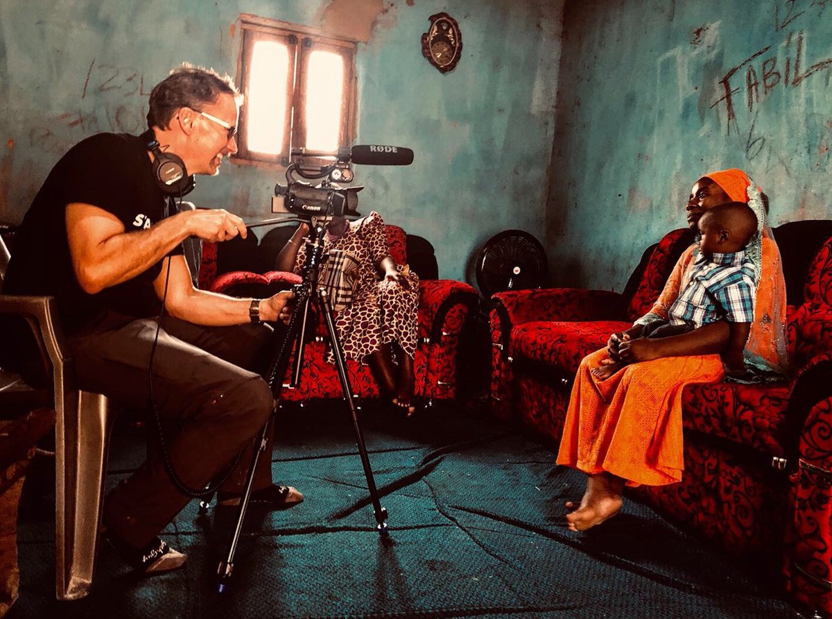 Northern Cameroon (Ngaoundéré): Filming a lovely young woman about her full life experience at age 19 in neighboring Nigeria. Image by Derek Gerleit - #WomensEmpowerment #PridePadsAfrica #RamroGlobal #Humanitarian