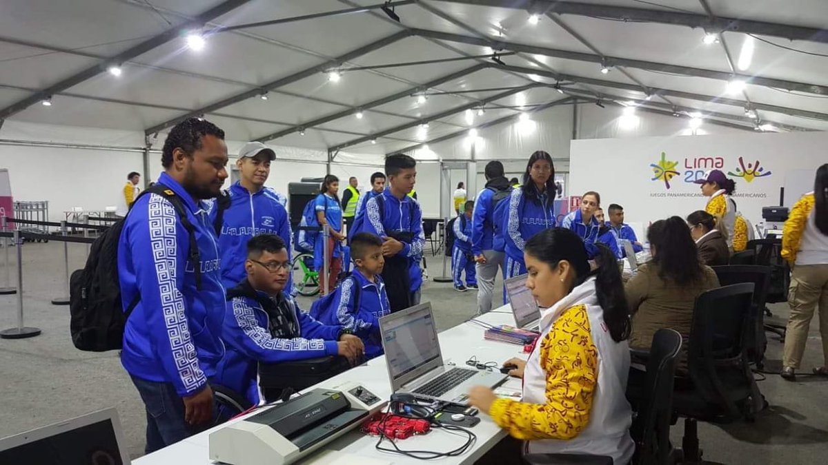 Riverita1924's tweet photo. Todo listo para el inicio de los juegos #ParaPanamericanos2019 . Delegación salvadoreña instalada en la Villa El Salvador en #Lima2019  
Vía:@indeselsalvador 
@RadioNacionalsv https://t.co/lXSstBxIw9