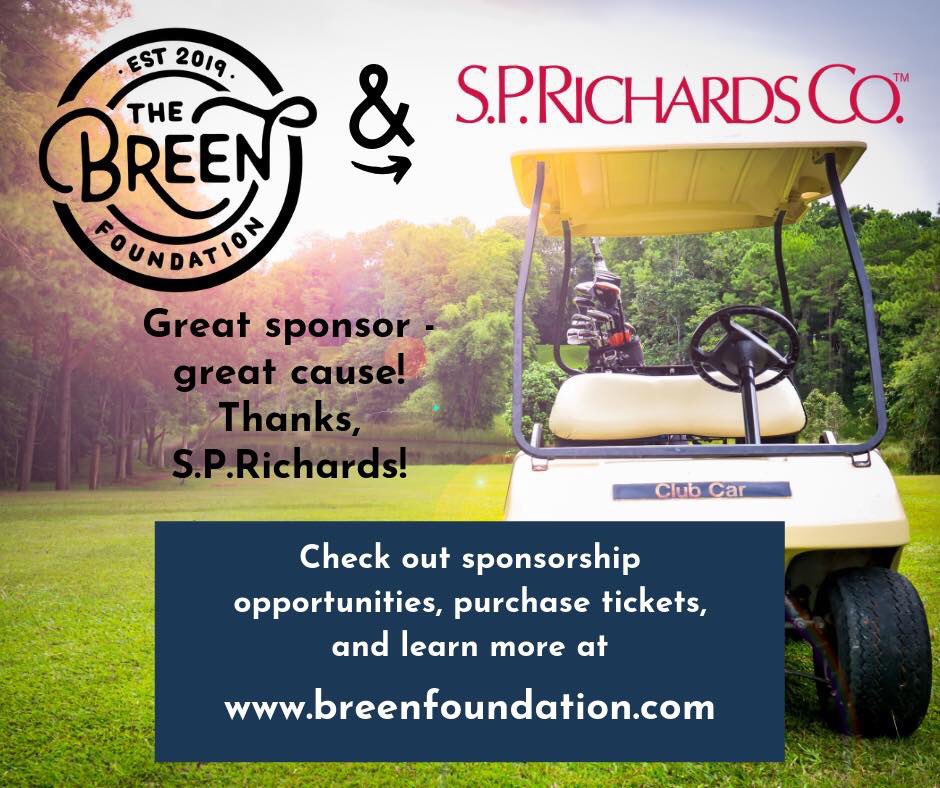 BreenFoundation's tweet photo. Thank you, @SPRichards for joining us and supporting us! #breengolfscramble #SPR #DashinforTim https://t.co/NfScHIsk0s