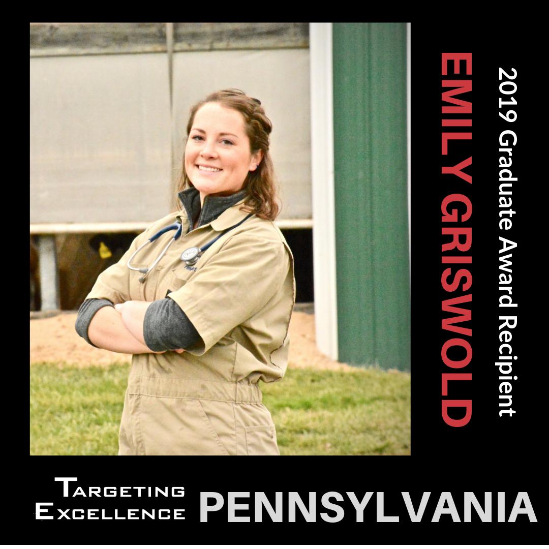 TargetingExcel's tweet image. Congratulations to one of our 2019 Graduate Award Scholarship Winners, Emily Griswold! We can't wait to see what the future of agricultural holds for you. #aglife #targetingexcellence #diary #farmers
