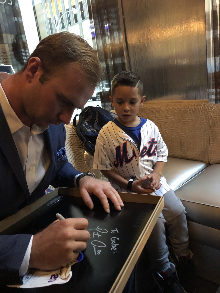 ChupacabrasGM's tweet photo. The look on Gabe’s face was Priceless!!! Thank you @Pete_Alonso20 @Fanatics #Kendall #MCHamner #Wyatt @SosnickCobbe #Jon for making this happen 😁😁😁 Let’s go @Mets #LFGM #LGM #PeteAlonso https://t.co/0omUiA0990