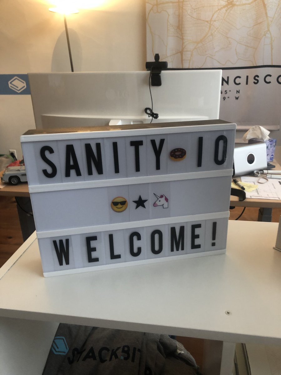 vicbergquist's tweet image. We @sanity_io have been having a great time at @stackbithq tonight 😍 this SF trip is definitely living up to expectations 👌 #sanity #stackbit