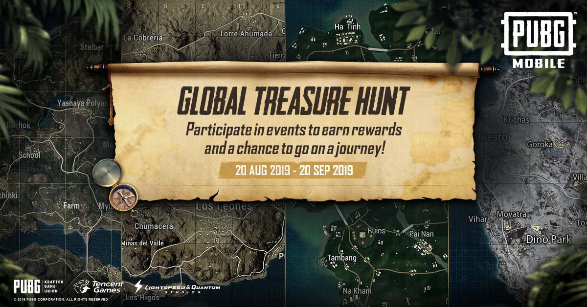 pubg mobile na twitteru travel the world in search of treasure every week in pubg mobile we ll be releasing a new set of missions for you to accomplish on a specific map
