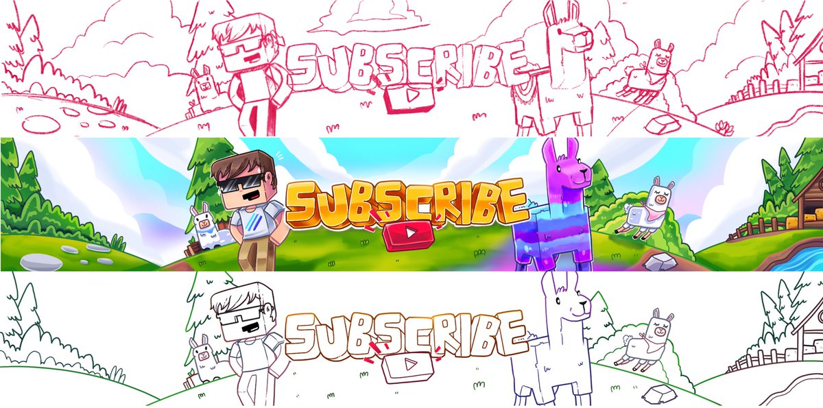 Bluzstar Artworks Open Cm On Twitter Minecraft Banner For