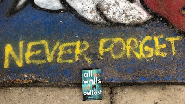 sarahjoydrop's tweet photo. A1: Late to the #novel19s chat, but here goes! My YA contemporary-ish debut #allthewallsofbelfast is set in post-Troubles Belfast Northern Ireland. It's about two teens trying to understand their parents' roles in the armed conflict as they form their own identities. Out now. https://t.co/IhrXVDko1j