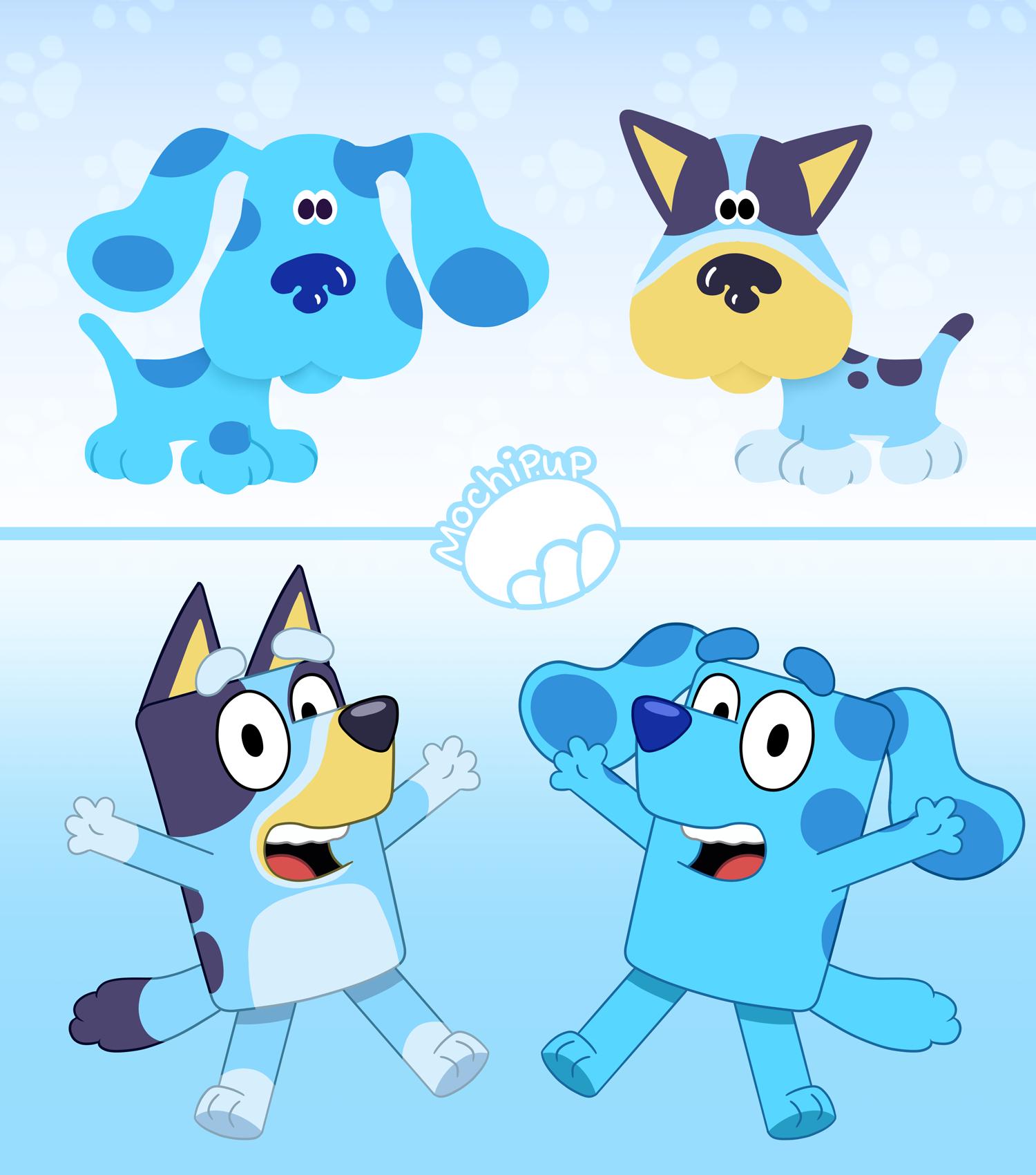 Angel Puppy on Twitter "It's Bluey's Clues! Bluey BluesClues I just