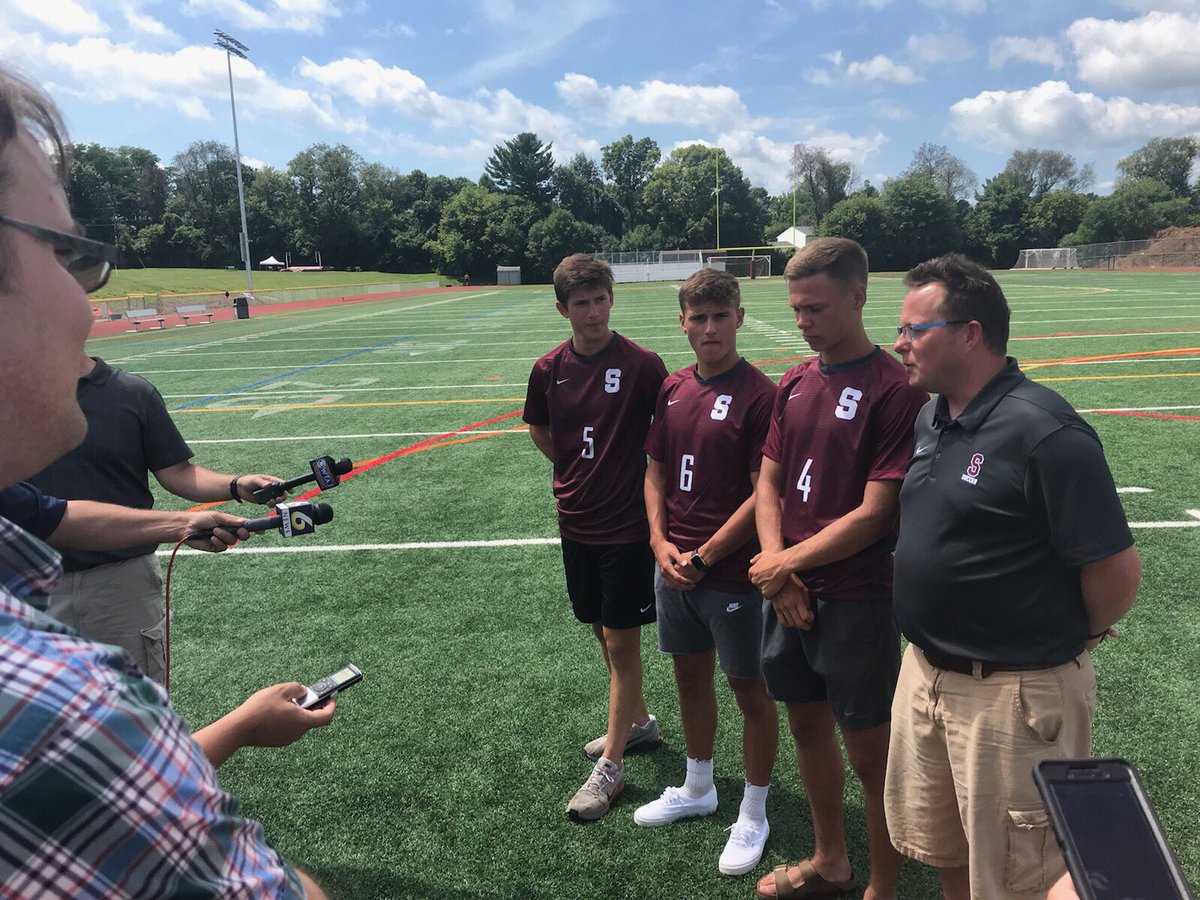 SC_BoysSoccer's tweet image. Huge thanks to @scasdathletics for inviting us to the 2019 Media Day! We look forward to getting the season started with our first home game on September 5th against Cumberland Valley‼️‼️ #rollscbsoc #bettertogether
