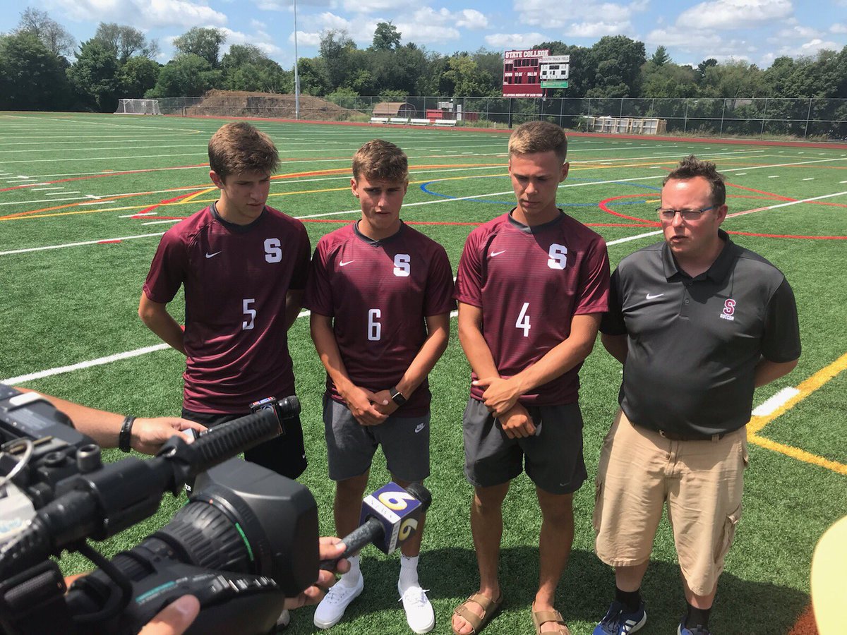 SC_BoysSoccer's tweet image. Huge thanks to @scasdathletics for inviting us to the 2019 Media Day! We look forward to getting the season started with our first home game on September 5th against Cumberland Valley‼️‼️ #rollscbsoc #bettertogether