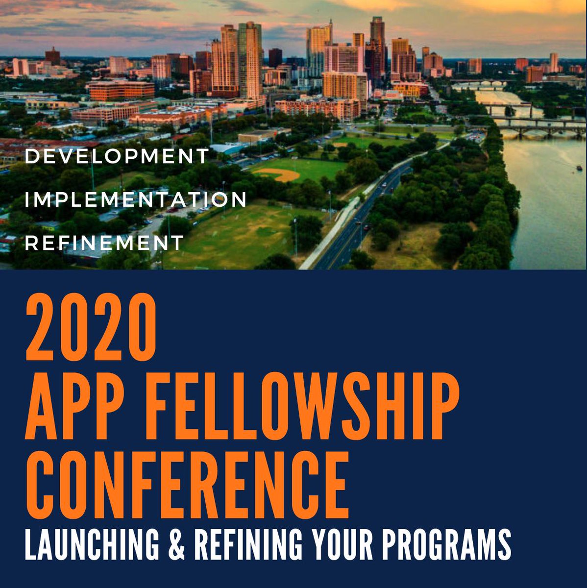 therealAPPAP's tweet photo. Registration is Open!! 🙌
2020 ADVANCED PRACTICE PROVIDER FELLOWSHIP CONFERENCE
Early Bird Discount Until October 25, 2019
Click below more information and to register.

https://t.co/6BqWRlUU7q

#austin #fellowship #conference #education #appap #apgap https://t.co/yI8H0gfsct