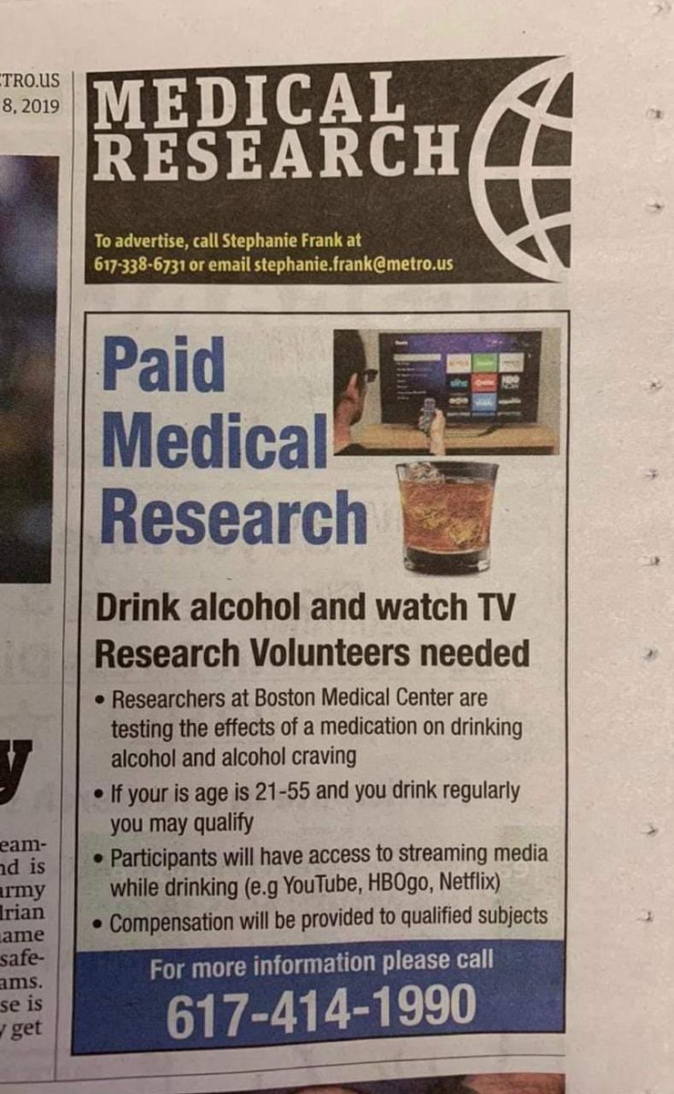 JagSinghMD's tweet photo. This is one study that will have no problems recruiting volunteers! Wondering if one could sign up more than once? https://t.co/fNh3zx1qyj