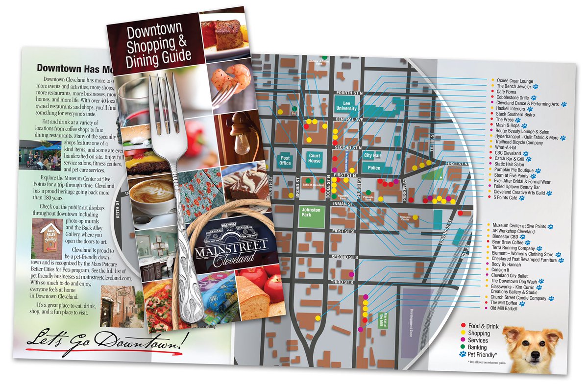 MainstreetCleve's tweet photo. Pickup your Downtown Shopping &amp; Dining Guide at your favorite Downtown location or download now:  https://t.co/JDtlQ3zaCE https://t.co/IDB5VxBEdx