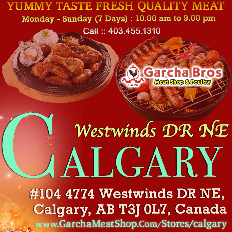 GarchaBros's tweet photo. Calgary Best Butcher Meat Shop / Fresh Barbecue Meat - Call : 403.455.1310 | Garcha Bros Meat Shop Canada
#104 4774 Westwinds DR NE, Calgary, AB T3J 0L7, Canada
https://t.co/4v9s9P0U9v
#Calgary #Canada #Meat #MeatShops #MeatStores #MeatCalgary #CalgaryMeatShop #GarchaBros https://t.co/vFcv8fVjv9