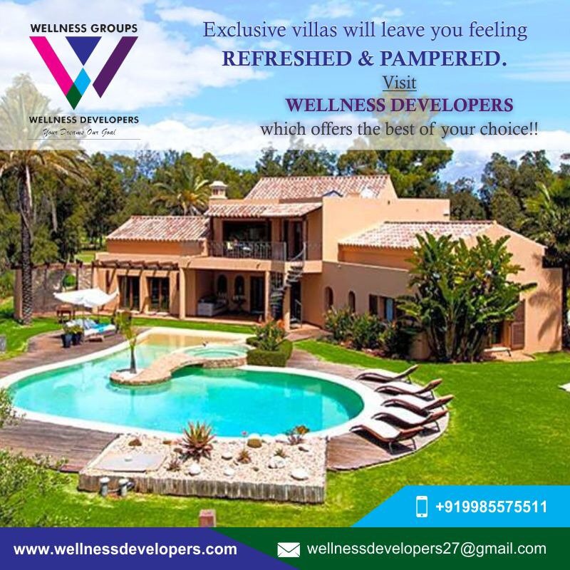 wellnessdevelo1's tweet photo. Exclusive villas will leave you feeling Refreshed & Pampered visit Today wellness developers which offer's the best of you choice for more info visit: https://t.co/HSTkcZ9aQy
Reach us at :9985575511
#gatedcommunity #realestate #plots #house #property #sale #wellnessdevelopers https://t.co/4VWIls99P3