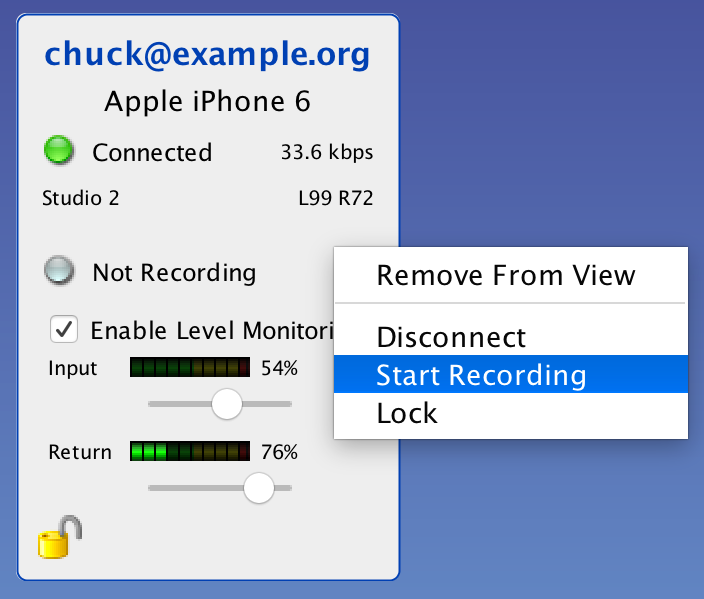 Tieline's tweet photo. Imagine being able to remotely control Report-IT app audio levels from anywhere, anytime... you can with Tieline's Cloud Codec Controller. Visit https://t.co/hlurIFCfRL to try it FREE today. #Tieline #CloudCodecController #broadcasting #livebroadcast #broadcast #mojo https://t.co/Qv6FOx7noz