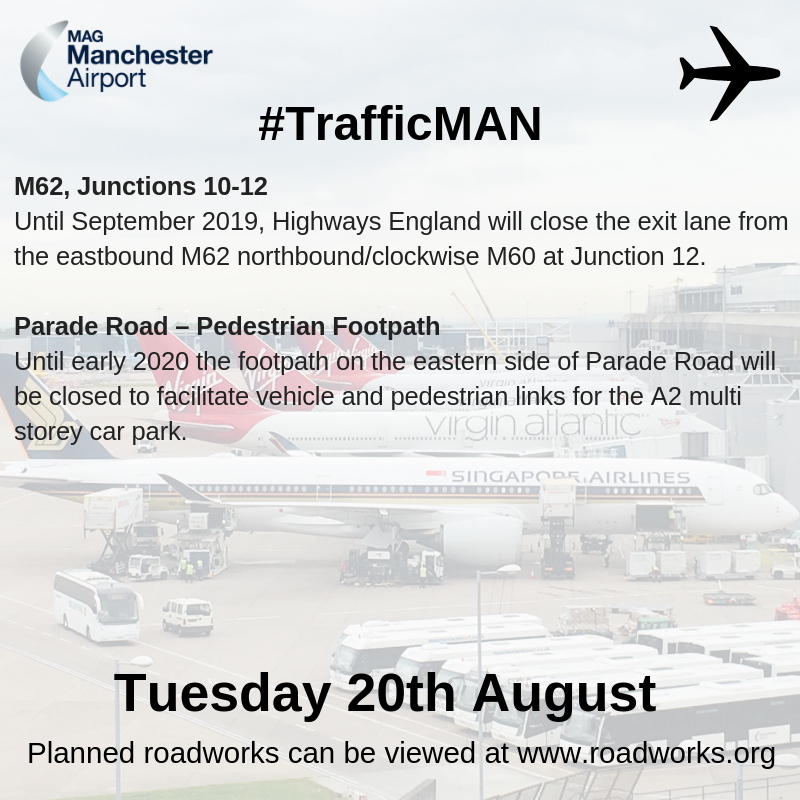 manairport's tweet photo. Here is today's weather and traffic report 😊 #TrafficMAN #WeatherMAN https://t.co/af3ry2GwRk