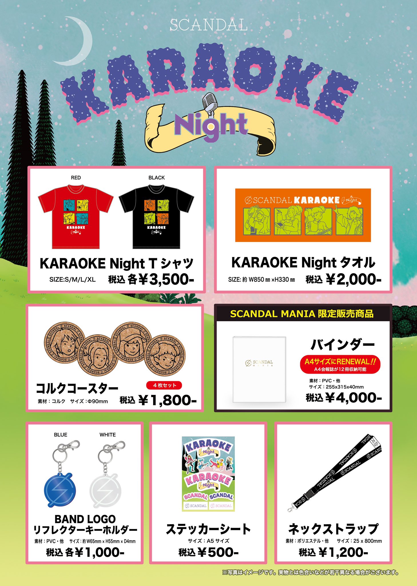 SCANDAL アニマックスミュージックスTシャツ2枚セット 2010年 90年代