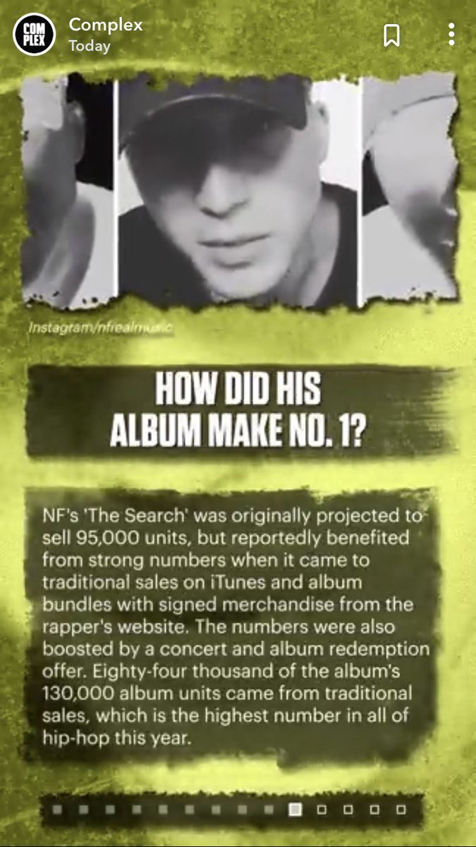 nfrealmusicfan's tweet photo. .@Complex did a well written story about Nate on Snapchat. Here were some of my favorite slides. https://t.co/RXaUzOylut