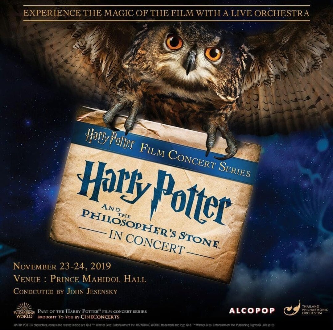 Evilviolettabel's tweet photo. แก๊รรรร ไม่ต้องไปสิงคโปร์แล้ว เพราะเราจะได้ดู Harry ภาคแรกพร้อมวง Orchestra เล่นสดๆ
ที่มหิดลศาลายา
 
รออัพเดทราคาบัตรที่หน้าเพจ https://t.co/yTMDxYzVIT
บริษัทนี้เคยจัดทั้ง Amadeus concert ทั้ง Starwars concert คิดว่าราคาคงไม่ทิ้งห่างกันมาก
ตื่นเต้นนนน 😍❤️🎶🎵🎉 https://t.co/yH0OSKqFLO