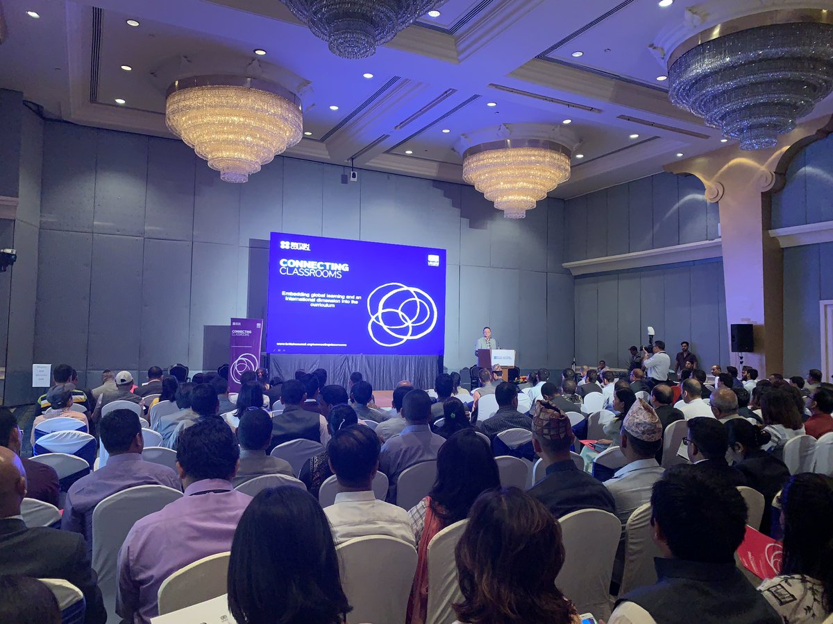 npBritish's tweet image. #ConnectingClassrooms, project co-funded by @BritishCouncil &amp;amp; @DFID_Education  organising  policy dialogue on “embedding international learning in classroom” today with 100+ schools from Nepal,#MoEST &amp;amp; Mayors of diff municipalities.