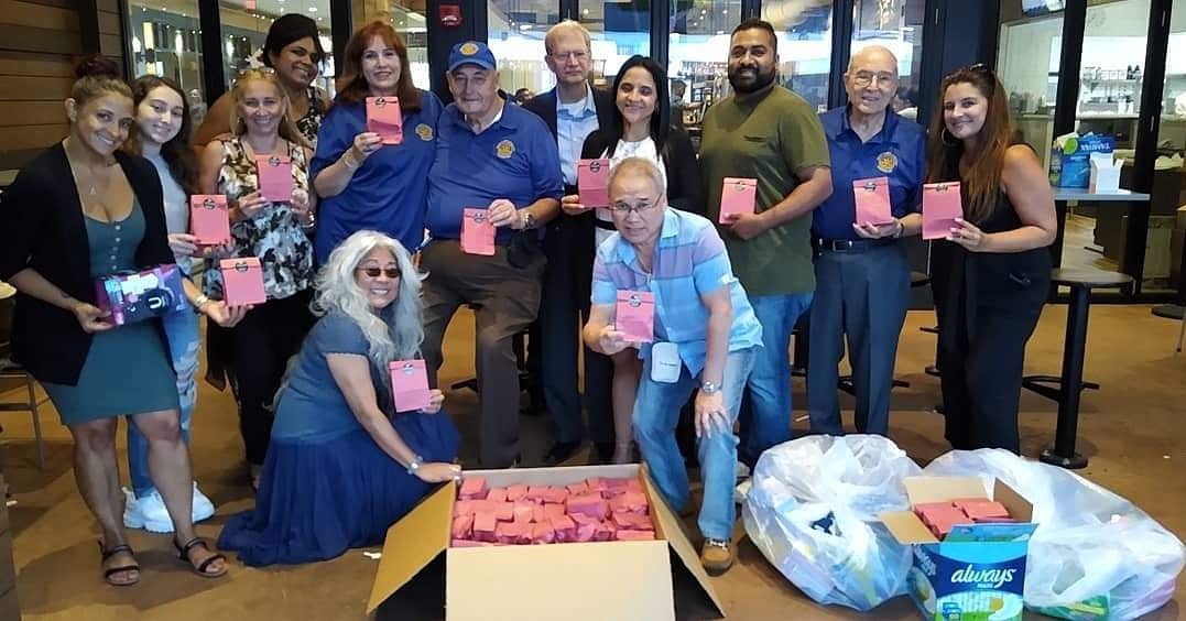 RotaryJC's tweet photo. @RotaryJC packaging feminine hygiene products to #EndPeriodPoverty in partnership with the #TheFlowInitiative! #PeopleofAction #ServiceNight https://t.co/j8Wrdj95Gg