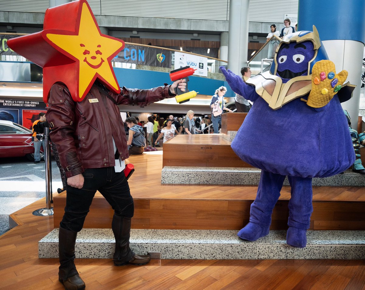 Banana Steve (@bananastevecos) on Twitter photo “Let her go Grimace!” -StarLord #canon
⭐️<a href="/CarlsJr/">Carl’s Jr.</a> Happy StarLord-
<a href="/Lebo_Wan_Kenobi/">Lebo</a>
😈Grimos- <a href="/BananaSteveCos/">Banana Steve</a>
📸Photo by <a href="/EdwinFabian/">Edwin Fabian</a>
<a href="/TheMcVengers/">McVengers</a> #MCU #MarvelCinematicUniverse #McVengersCinematicUniverse #McVengers #Grimos #Grimace #Thanos “Let her go Grimace!” -StarLord #canon
⭐️<a href="/CarlsJr/">Carl’s Jr.</a> Happy StarLord-
<a href="/Lebo_Wan_Kenobi/">Lebo</a>
😈Grimos- <a href="/BananaSteveCos/">Banana Steve</a>
📸Photo by <a href="/EdwinFabian/">Edwin Fabian</a>
<a href="/TheMcVengers/">McVengers</a> #MCU #MarvelCinematicUniverse #McVengersCinematicUniverse #McVengers #Grimos #Grimace #Thanos